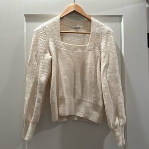 Madewell white sweater
